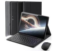 Teclado para Microsoft Surface Go 4/3/2/1 de 10.5/10 pulgadas, mouse y teclado magnético, funda delgada con soporte para bolígrafo, apagado y encendido automático, color negro