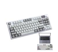 Teclado para oficina en casa, teclado mecánico, teclado multimodo, cambio en caliente, RGB inalámbrico, teclado mecánico ajustable, teclado mecánico ajustable, teclado mecánico ergonómico, teclado