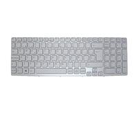 Teclado para Ordenador portátil para Sony SVE15 SVE1513Q1E SVE1513R1E SVE1513S1E SVE1513S1R SVE1513T1E SVE1513T1R SVE1513U1E SVE1513U1R Español SP Blanco con Marco retroiluminado Nuevo