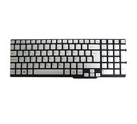 Teclado para Ordenador portátil para Sony SVS15 SVS15112C5 SVS1511A4E SVS1511C5E SVS1511F4R SVS1511L3E SVS1511M3E SVS1511N3E SVS1511Q9E SVS1511R9E Español SP Plata Sin Marco Nuevo