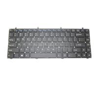 Teclado para portátil CLEVO W230W230SD W230SS W230ST MP-12R73US-430 6-80-W5470-010-1 Estados Unidos EE. UU. Negro Sin marco Nuevo