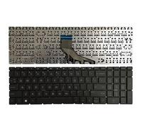 Teclado para portátil Estadounidense Compatible con 15-CN 15-CR 15-CW 15-DR 15-DF 15-EC 15-CX 15-DK 15t-DA 17-by 17-CA TPN-Q208(Black NO Backlit)
