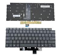 Teclado para portátil HP SG-B7900-XUA SN1C65B10 831-02759-00A SN1C65B10 diseño de EE. UU. con tecla Ai y retroiluminación (teclas de función gris claro, teclas regulares gris oscuro)