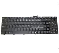 Teclado para portátil MSI CR60 CR70 CR61 0M 2M 3M CX61 0NC 0ND 0NF 0OD 0OL 2OC 2OD 2PC 2PF 2QC 2QF CX70 2PF 2QF GE60 GE70 2OE 2PL GP60 GP70 2PE 2QE Canadá CA con Marco Negro