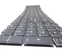 Teclado para portátil MSI GS60 6QE 6QD GS60-081MX2 PX60 2QD 6QD 6QE WS60 6QH 6QI 6QJ7RJWS72 6QH 6QI 6QJJTurquía TR con Tapa de Cristal y retroiluminación