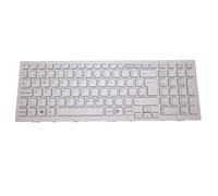 Teclado para portátil para Sony VPC-Eh VPCEH VPCEH1M1R VPCEH1M8E VPCEH1M9E VPCEH1M9R VPCEH1S0E VPCEH1S1E VPCEH1S1R VPCEH1S8E VPCEH1S9E VPCEH1Z1E VPCEH1Z1R Español SP Blanco con Marco Nuevo