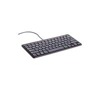 Teclado para Raspberry Pi - RASPBERRY PI - RPI KEYBRD US BG - US - Negro-gris - Cableado - 3 puertos USB