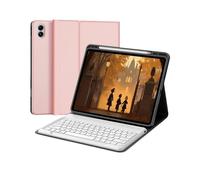 Teclado para Tableta Xiaomi Pad 7 / Pad 7 Pro de 11,2 Pulgadas lanzada en 2024, Teclado inalámbrico Bluetooth, Funda multiposición con función Ranger y lápiz óptico