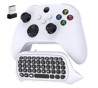 Teclado para Xbox Series X/S/Xbox One/One X/S, Elite One/2, teclado inalámbrico Bluetooth con receptor USB, altavoz integrado y conector de audio de 3.5 mm para Xbox (controlador no incluido)