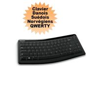 Teclado PC MICROSOFT Bluetooth Móvil 5000 1390 Qwerty Nórdico Negro Nuevo
