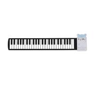 Teclado Piano, 49 Teclas 8 Tonos Recargable Plegable Mano Roll Piano Grabación y Reproducción Sustain Funciones Roll Up Piano con Altavoz para Principiantes y Niños