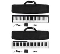 Teclado, piano eléctrico, piano, 128 teclas, 61 cintas de teclas, conexión de teclado Digital, instrumento Musical, teclado de piano(negro)