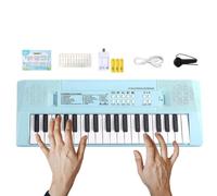 Teclado Piano Infantil 37 Teclas con Micrófono Incorporado, 10 Canciones, | Teclado Electrónico Musical de Juguete para el Aprendizaje Temprano, Navidad, Cumpleaños y Sala de Estar