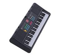 Teclado Piano Instrumento, 61 Teclas Eléctrico Digital Multifuncional con Micrófono MQ6186