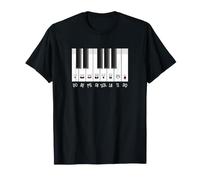 Teclado Piano Solfeggio Sight Singing Do Re Mi FA Sol La Ti Camiseta