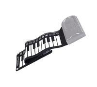Teclado plegable de silicona de 49 pianos con puerto USB, altavoces integrados, diseño práctico para principiantes y niños, piano digital plegable