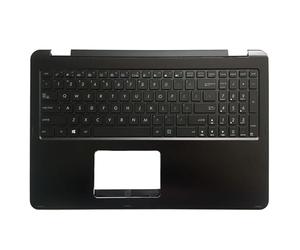 Teclado portátil retroiluminado Negro con Cubierta Superior para reposamanos Compatible con Q553 Q553U Q553UB Modelo 90NB0AZ1-R31US0 0KN0-SR3US13