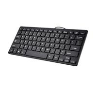 Teclado portátil - USB Wired Low Noise Keypad, Ultra Slim Light Typing