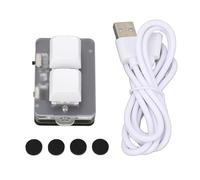 Teclado Programable de 2 Teclas, Conexión con Cable USB C, Interruptor Azul, Mini Teclado Mecánico Cherry MX con Luz RGB para Juegos de PC