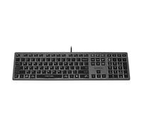 Teclado QWERTY para Juegos 12 Teclas de Navegación Multimedia 2 Puertos USB Plug