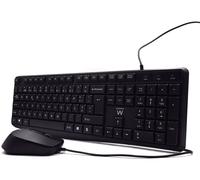 COMBO TECLADO RATON EWENT PORTUGUES ESCRITURA SILENCIOSA