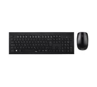 Teclado + Ratón Inalámbrico Hama Cortino 69182664 - USB 105 Teclas Óptico Negro