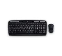 Teclado + Ratón Inalámbrico Logitech MK330 - USB 2.4GHz Óptico Oficina Negro