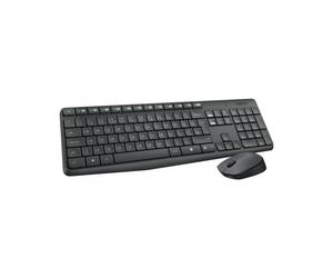 TECLADO+RATON LOGITECH MK235 WIRELESS NEGRO