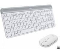 Logitech MK470 teclado Ratón incluido Oficina RF inalámbrico Español Blanco