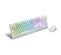 teclado + raton msi vigor gk30 combo white