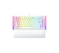 Teclado Razer BlackWidow V4 75% RGB Tactile Switch White Ed. (US)