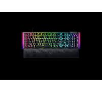 Razer BlackWidow V4 - Teclado mecánico gaming con Chroma RGB (Switches mecánicos amarillos, 6 teclas macro dedicadas, Teclas de ABS de doble inyección) QWERTY Teclado US | Negro
