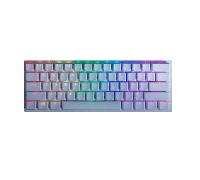 Razer Huntsman Mini (Interruptor Rojo) - 60% Teclado Compacto para Juegos (Interruptores Óptico-Mecánicos Lineales, Teclas PBT de Doble Disparo, Cable USB-C Desmontable) Diseño US| Blanco Mercury