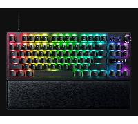 Razer Huntsman V3 Pro TKL - A Teclado óptico analógico para Esports - Snap Tap & Rapid Trigger (Modalità Attivazione Rapida, Dial multifunción y Botones de Control) Diseño QWERTY US | Negro