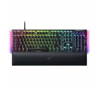 Razer BlackWidow V4 - Teclado mecánico gaming con Chroma RGB (Switches mecánicos amarillos, 6 teclas macro dedicadas, Teclas de ABS de doble inyección) QWERTY Teclado US | Negro