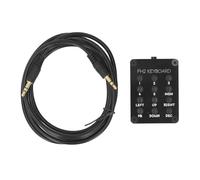Teclado remoto de teclado externo para ft891 fh2 ft991a ftdx3000 ftdx9000 ft950 ft450 ftdx5000 accesorios de radio negros 2.36x1.77x0.31in