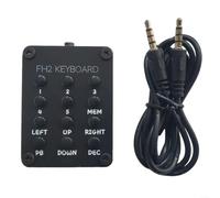 Teclado remoto FH-2 compatible con Yaesu FTDX-9000, FTDX-5000, FT-950, FT-450, FT-891, FT-991, juego de teclado externo con memoria de voz, teclas de cursor, función MEM/DEC, jack de 3,5 mm,
