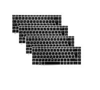 Teclado retroiluminado Compatible con EE. UU., Hungría, Italia y Suecia. Compatible con HP, EliteBook, 840 G5, 846 G5, 745, 840 G6, L14379-001, L14377-DH1, 14u G5.(Sweden)