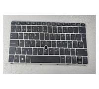 Teclado retroiluminado en español for portátil con TrackPoint, Compatible con HP EliteBook 820 G3/820 G4/725 G3/725 G4