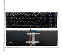 Teclado retroiluminado francés Compatible con GT62 GT72 GE62 GE72 GS60 GS70 GL62 GL72 GP62 GT72S CX62 GL63 GL73 GS72V CX72 6QF 6QD 7QL MS-1(RGB Backlight)