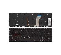 Teclado RETROILUMINADO Gaming Compatible con Lenovo IDEAPAD Y700-15 Negro SIN Marco