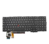 Teclado retroiluminado negro compatible con los modelos de portátiles E580 E585 E590 T590 P53S L580 L590 P52 P72 P53 P73 para número de pieza 01YP613 01YP716 01YP639 01YP604 01(CFA CANADIAN FRENCH)