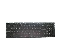 Teclado retroiluminado RGB por tecla para MSI GE63 GE63VR GE65 GE73 GE73VR Raider / GL63 GL65 GP65 GP75 GL75 Leopard / GS73 GS75 Stealth / GT63 Titan/Alpha 15 17 / GF75 GT76 Thin (Negro)
