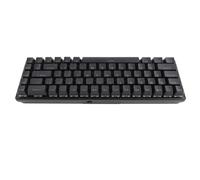 Teclado Retroiluminado RGB, Teclado Mecánico de 68 Teclas Portátil con Interruptor Azul para para PC (Black)