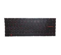 Teclado retroiluminado Rojo para MSI Bravo 15 A4D A4DCR A4DDR A4DDR-023 022 248 MS-16WK (Negro, sin Marco, 9Z.NEVBN.D0S)