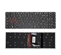 Teclado retroiluminado Ruso/Estadounidense para portátil Acer Nitro 5 AN515-51 AN515-52 AN515-53 AN515-41 AN515-42 AN515-31-56 N16C7 N17C1 N17C7(US White Word Light)