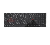 Teclado retroiluminado Ruso/Estadounidense para portátil Acer Nitro 5 AN515-51 AN515-52 AN515-53 AN515-41 AN515-42 AN515-31-56 N16C7 N17C1 N17C7(RU White Word Light)