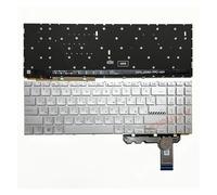 Teclado retroiluminado US/Ruso, Compatible con ASUS, Vivobook, E1504, E1504F, E1504FA, K3605VC, K3605ZC, K3504VA, S3504YA, S3504VA, K3605z, V3605VC(Black RU Backlit)