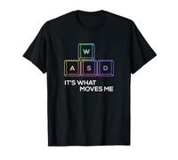 Teclado RGB WASD para PC Gamer - Es lo Que me Mueve Divertido Camiseta