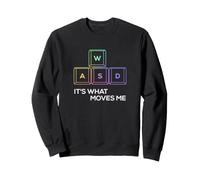 Teclado RGB WASD para PC Gamer - Es lo Que me Mueve Divertido Sudadera